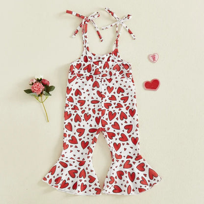 HEARTS Bellbottom Pull-up Jumpsuit