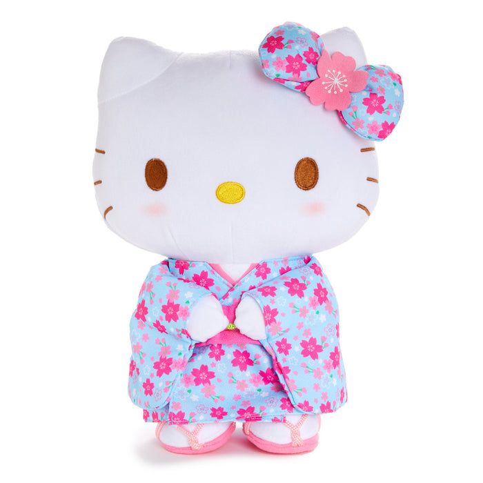 Hello Kitty 12" Blue Standing Plush (Spring Kimono Series) Plush NAKAJIMA CORPORATION