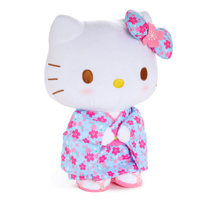 Hello Kitty 12" Blue Standing Plush (Spring Kimono Series) Plush NAKAJIMA CORPORATION