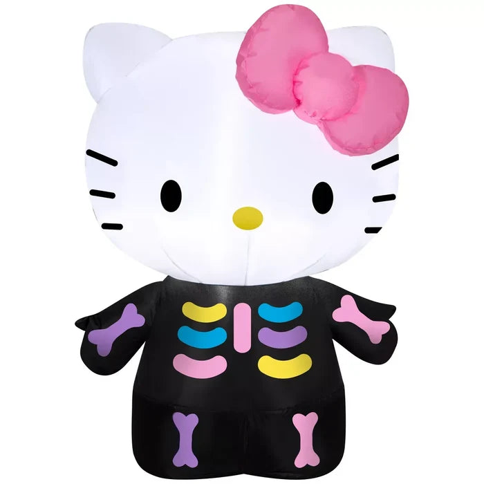 Hello Kitty 3ft Airblown Inflatable (Neon Skeleton) Home Goods Jmarcus