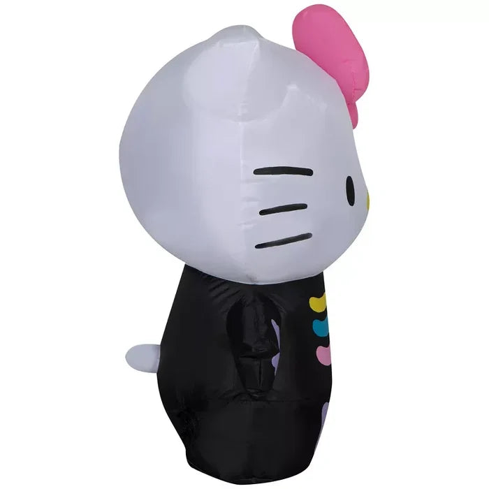 Hello Kitty 3ft Airblown Inflatable (Neon Skeleton) Home Goods Jmarcus