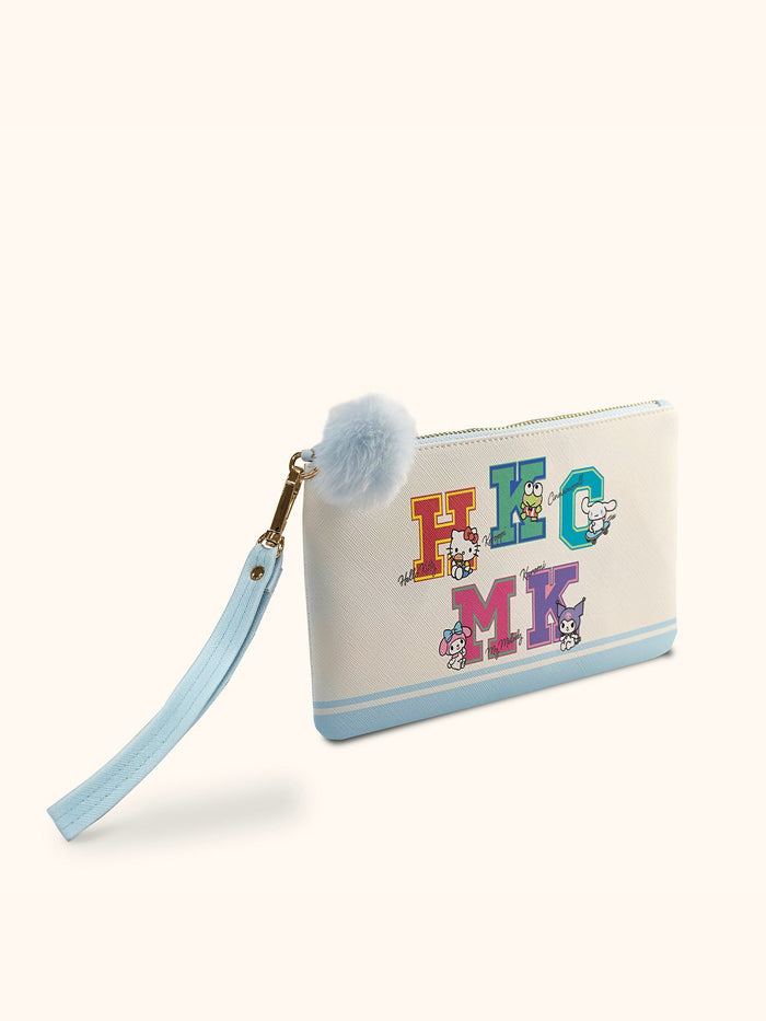 Hello Kitty and Friends x Studio Oh! College Letters Blue Pencil Pouch Stationery Studio Oh!
