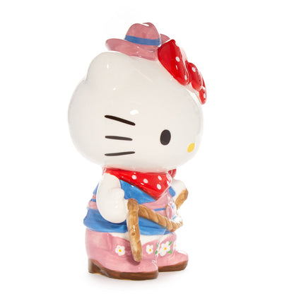 Hello Kitty Cowgirl Ceramic Bank Home Goods Blue Sky Clayworks