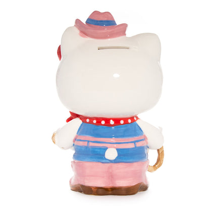 Hello Kitty Cowgirl Ceramic Bank Home Goods Blue Sky Clayworks