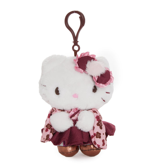 Hello Kitty Plush Mascot Clip (Hakama Series) Plush NAKAJIMA CORPORATION