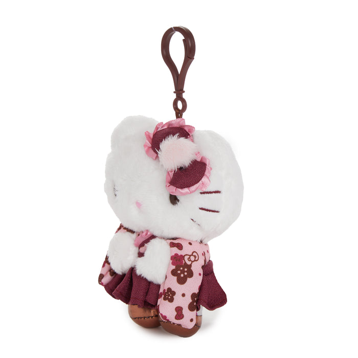 Hello Kitty Plush Mascot Clip (Hakama Series) Plush NAKAJIMA CORPORATION
