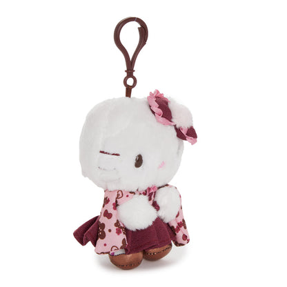 Hello Kitty Plush Mascot Clip (Hakama Series) Plush NAKAJIMA CORPORATION