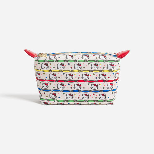 Hello Kitty x Stoney Clover Lane Small Pouchette (Hello Kitty Ribbon Stripe) Bags STONEY CLOVER LANE