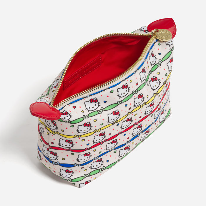 Hello Kitty x Stoney Clover Lane Small Pouchette (Hello Kitty Ribbon Stripe) Bags STONEY CLOVER LANE