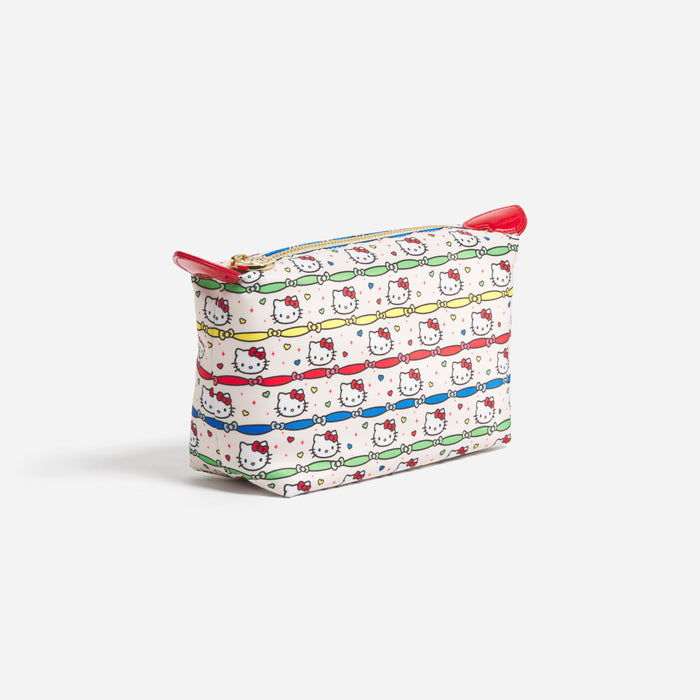 Hello Kitty x Stoney Clover Lane Small Pouchette (Hello Kitty Ribbon Stripe) Bags STONEY CLOVER LANE