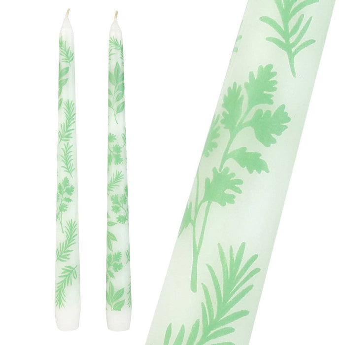 Herb Taper Dinner Candles - 2 Pack | Home Decor |