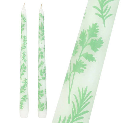 Herb Taper Dinner Candles - 2 Pack | Home Decor |