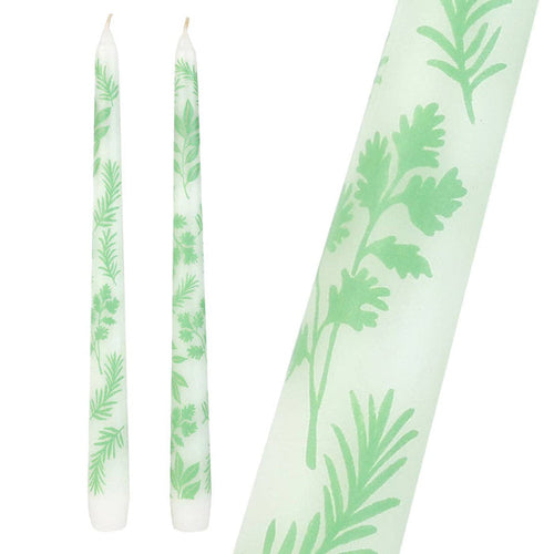 Herb Taper Dinner Candles - 2 Pack | Home Decor |