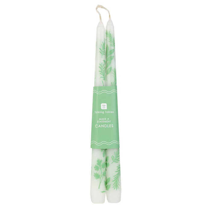 Herb Taper Dinner Candles - 2 Pack | Home Decor |