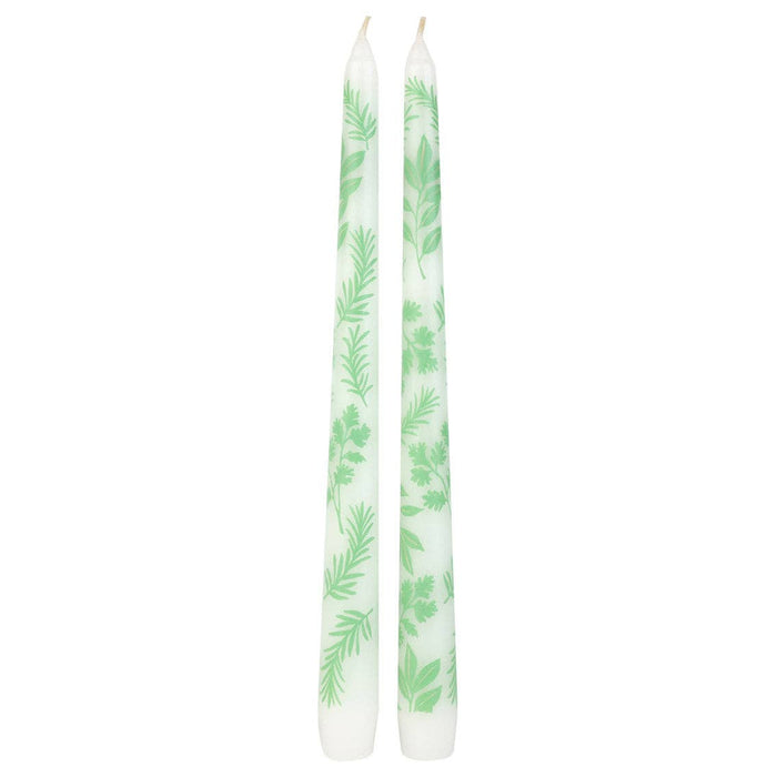 Herb Taper Dinner Candles - 2 Pack | Home Decor |