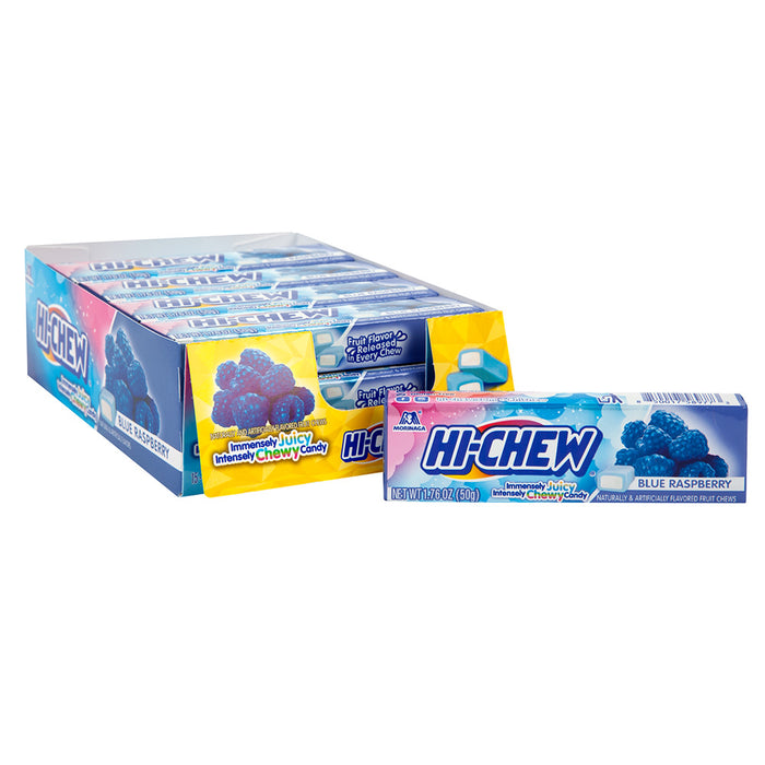 Hi Chew Blue Raspberry Chewy Candy - 15 Count