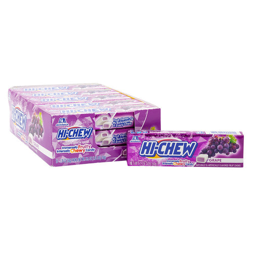 Hi Chew Grape Chewy Candy - 10 Count