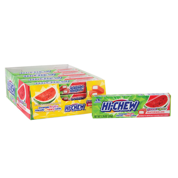Hi Chew Watermelon Chewy Candy - 15 Count