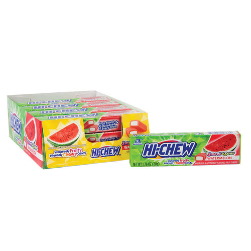 Hi Chew Watermelon Chewy Candy - 15 Count