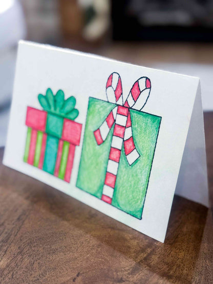 Holiday Doodles Redwork Set 1 (Downloadable Machine Embroidery Designs)