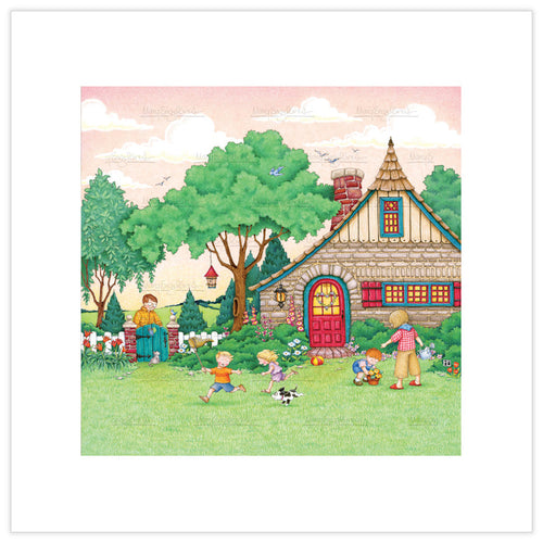Home and Family Fine Art Print