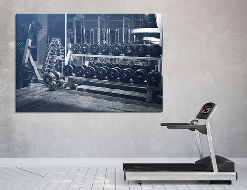 Home Gym Decor Canvas Print #4179