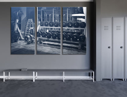 Home Gym Decor Canvas Print #4179