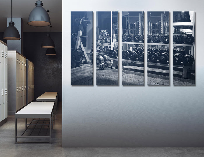Home Gym Decor Canvas Print #4179