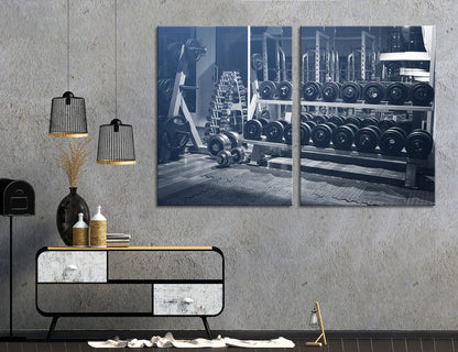 Home Gym Decor Canvas Print #4179