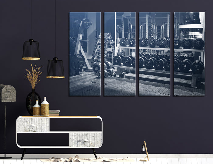 Home Gym Decor Canvas Print #4179