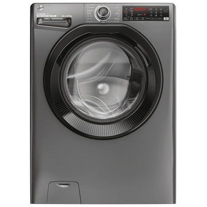 Hoover H3WPS4106TAMBR H-Wash 350 10kg 1400 Spin Front Loading Washing Machine Graphite