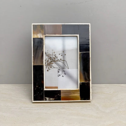 Horn Photo Frame White 4x6