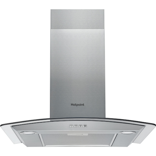 Hotpoint PHGC64FLMX 60cm Chimney Cooker Hood Stainless Steel Stainless Steel