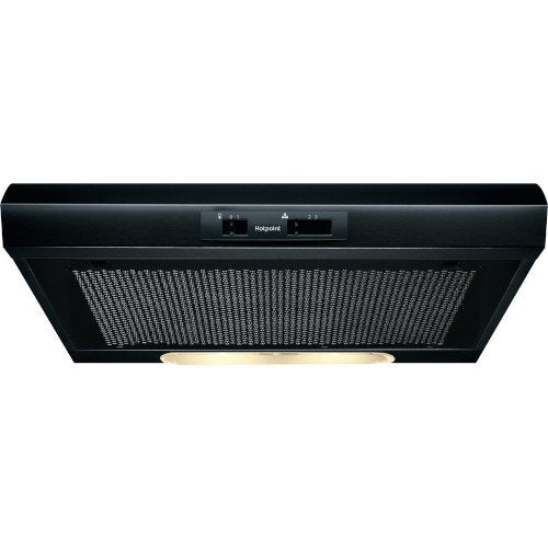 Hotpoint PSLMO65FLSK 60cm Conventional Cooker Hood Black Black