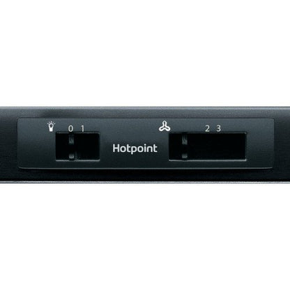 Hotpoint PSLMO65FLSK 60cm Conventional Cooker Hood Black Black