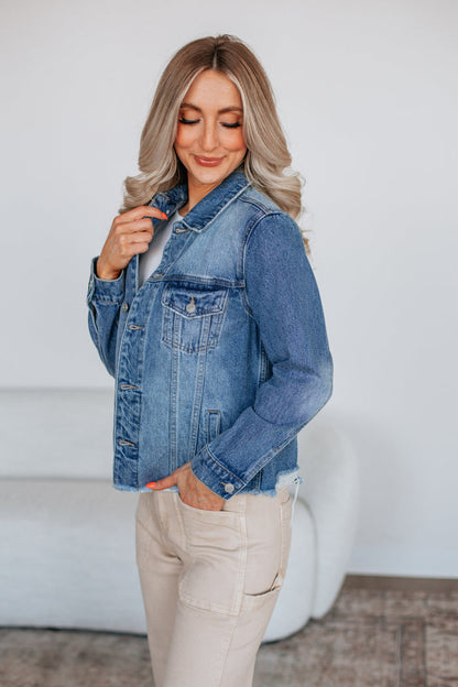 Hugo Mica Denim Jacket - Medium Wash