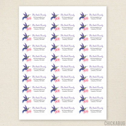 Hummingbird Address Labels