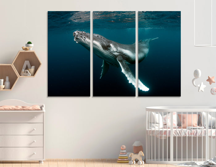 Humpback Whale Canvas Print #8071