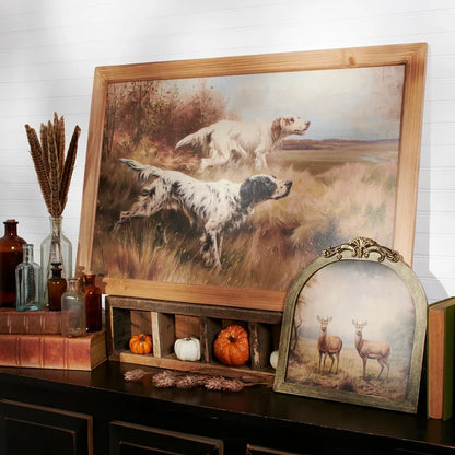 Hunting Dogs Framed Wall Art 30" x 20"