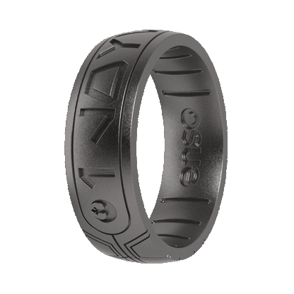Star Wars™ Silicone Ring - I Love You (Aurebesh) - Platinum