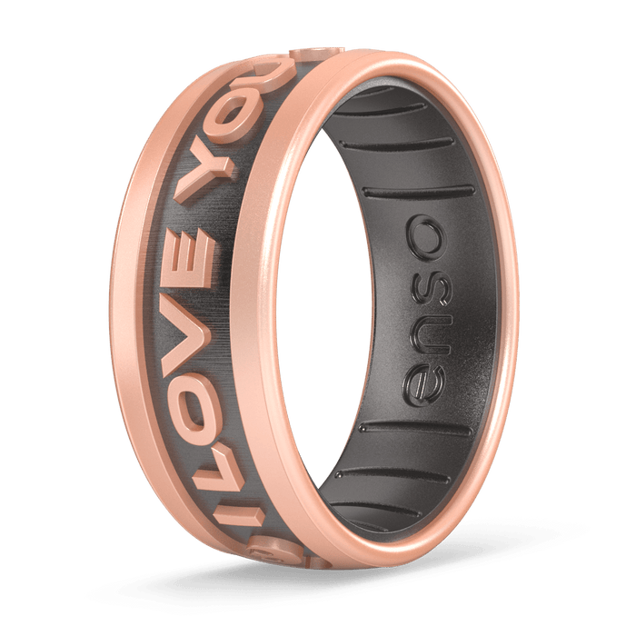 Star Wars Silicone Ring - I Love You (English) - Rose Gold/Platinum