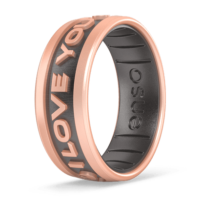 Star Wars Silicone Ring - I Love You (English) - Rose Gold/Platinum