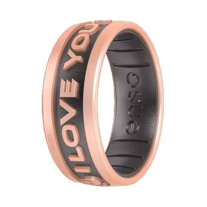 Star Wars Silicone Ring - I Love You (English) - Rose Gold/Platinum