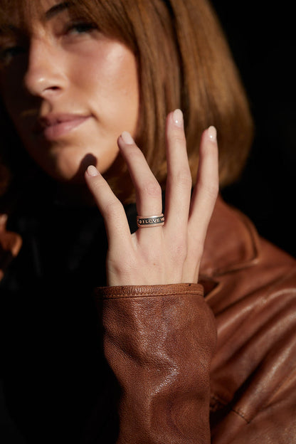 Star Wars Silicone Ring - I Love You (English) - Rose Gold/Platinum