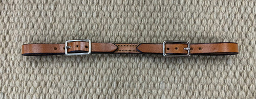 CURB STRAP - CS15 - 1/2" Double Buckle Antiqued