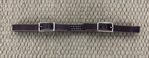 CURB STRAP - CS13 - 1/2" Double Buckle Latigo