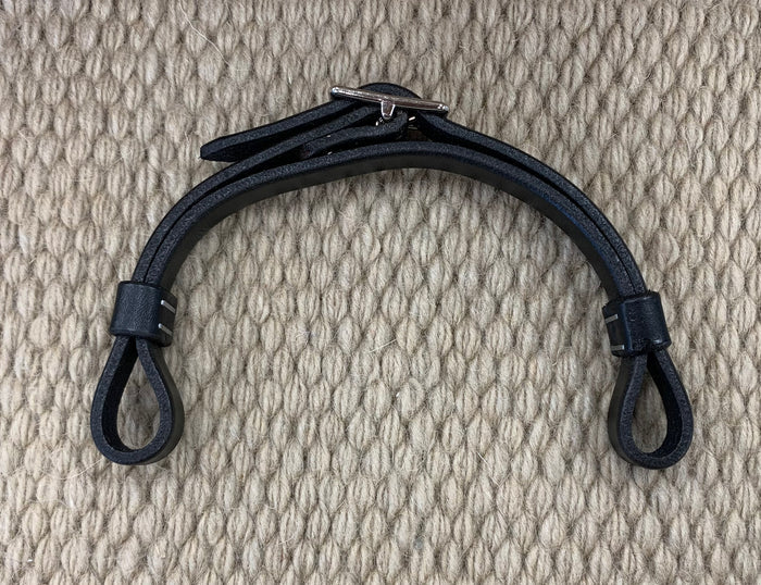 CURB STRAP - CS26 - 1/2" Single Buckle Black