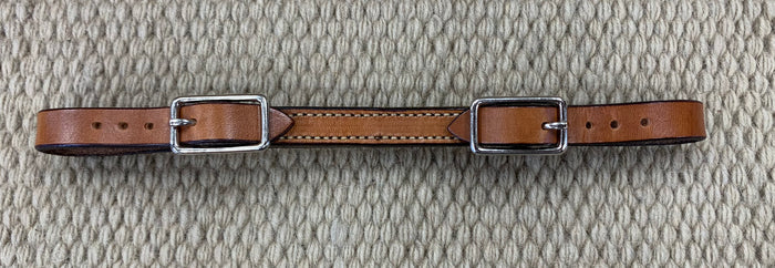 CURB STRAP - CS08 - 5/8" Double Buckle Antiqued