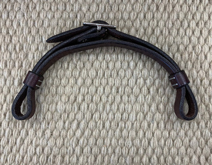CURB STRAP - CS25 - 1/2" Single Buckle Brown