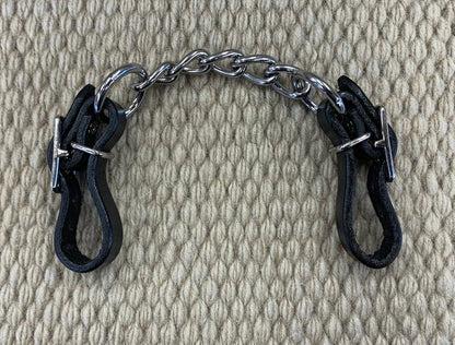 CURB STRAP - CS16 - 1/2" Single Chain Black